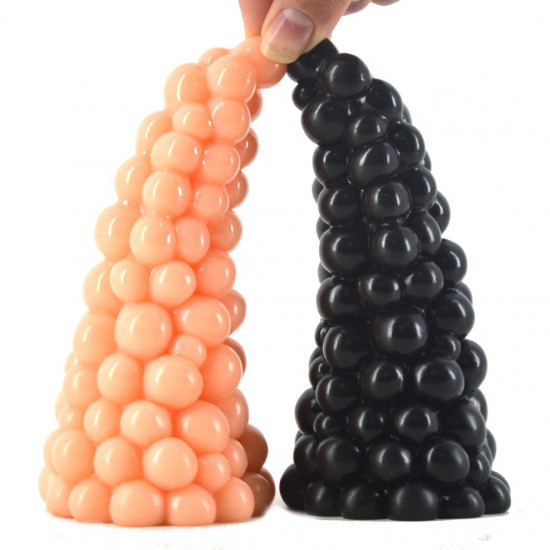 faak grape realistic big anal plug beads g-spot clitoris dildo toy