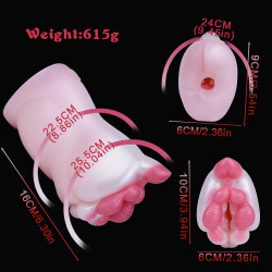 fantasy animal pocket pussy - monster vaginal penis blowjob male masturbator sex toys