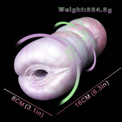 fantasy sprial pocket pussy male masturbator - extra soft monster vaginal penis massager sex toys