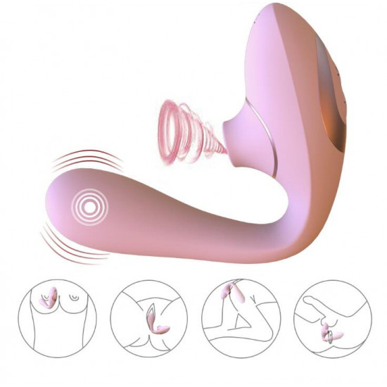 female vaginal sucking breast massaging 10 modes vibrator