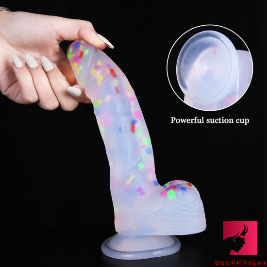 flesh cystal strap-on dildo for men women lesbian masturbation