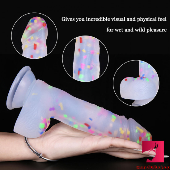 flesh cystal strap-on dildo for men women lesbian masturbation