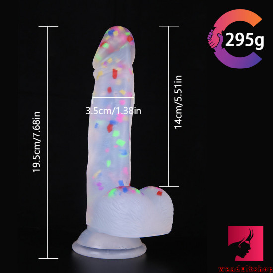 flesh cystal strap-on dildo for men women lesbian masturbation