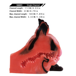 fox pussy torso buttocks sex doll - realistic furry animal vagina men masturbation pocket cup