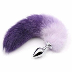 purple fox anal tail 16"	
