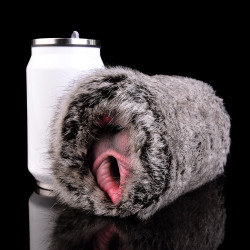 furry animal pocket pussy male masturbator - fantasy vaginal penis masturbation milk sex toy for men