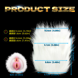 furry animal pocket pussy penis masturbation cup - polor bear vaginal masturbator sex toy for men