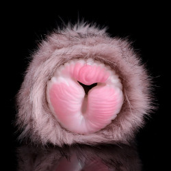 furry dog pocket pussy - realistic animal vaginal double open penis masturbator