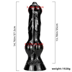 giant black dog penis animal dildo