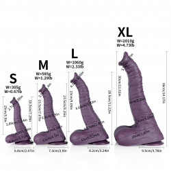 giant elephant trunk purple monster dildo