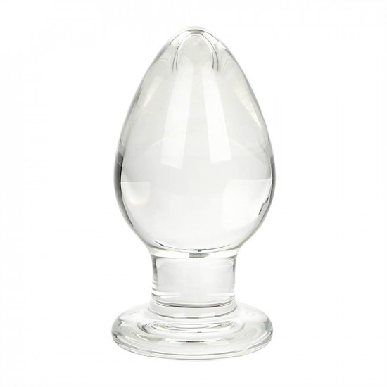 transparent wide glass dildo anal butt plug stimulation sex toy transparent wide glass dildo anal butt plug stimulation sex toy