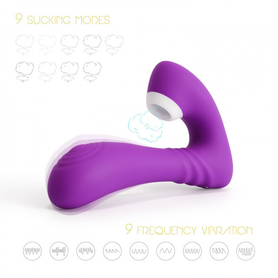 gray - clit suction vibrator