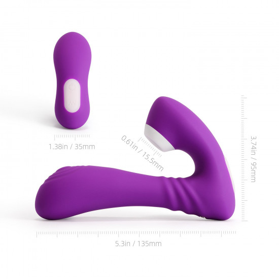 gray - clit suction vibrator