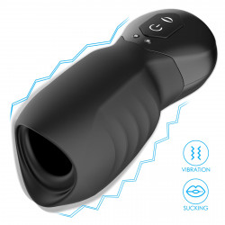 handheld male masturbator sex toys for men - penis exerciser blowjob sex machine