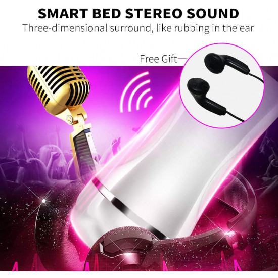 hands-free interactive vibrating sound male masturbator