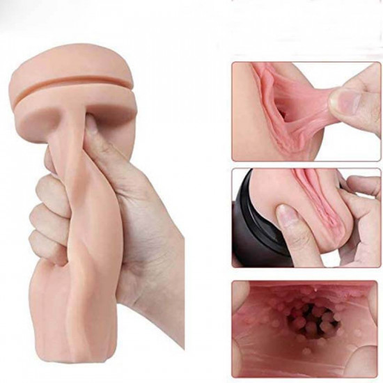 hands free masturbator sound vibrating male sextoy