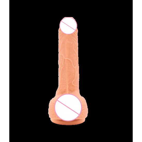 hans - realistic vibrating thrusting dildo remote control 5.5 inch