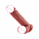 hansen - silicone cyberskin dildo suction cup 6 inch