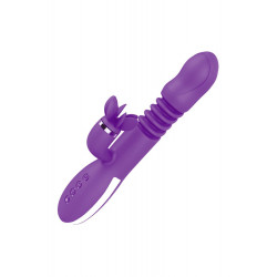 intelligent heating thrusting pulsating rechargeable rabbit vibrator