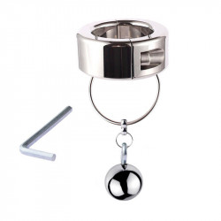 heavy penis male stainless steel ball pendant scrotum stretcher
