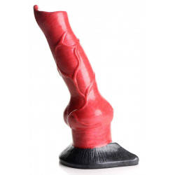 7.50 inch hellhound | dog dildo - canine dildo - knot dildo