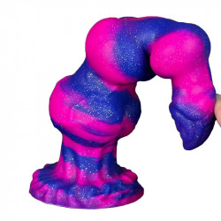 huge colorful dog wolf monster dildo