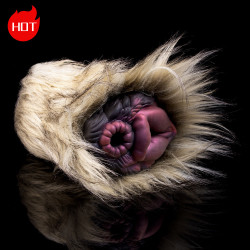 hyena pocket pussy male masturbator - animal vagina penis massage sex toy for men