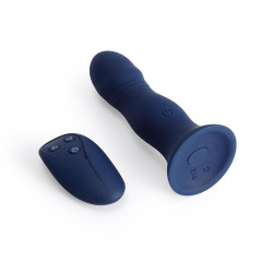 iarla-remote control vibrating anal plug -blue