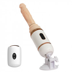 intelligent heating dildo automatic penis vibration retractable pumping gun