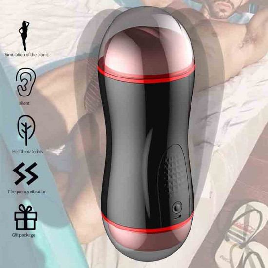 electronic pocket pussy ass stroker intelligent sound 5d toy