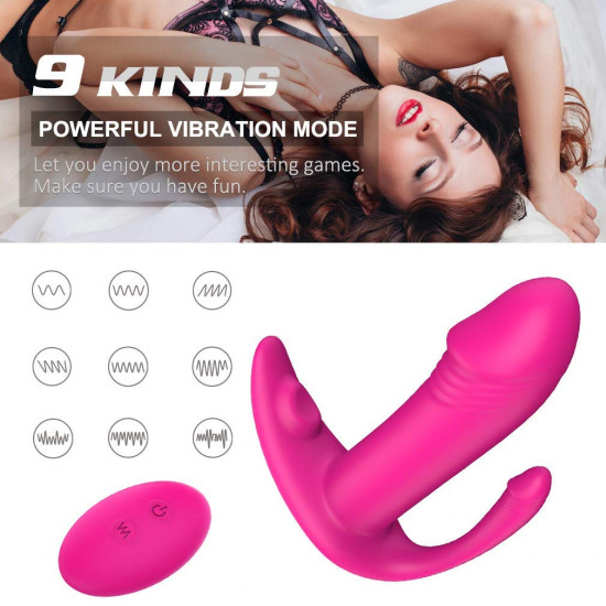 invisible g spot clitoris vibrating wearable dildo and vibrator