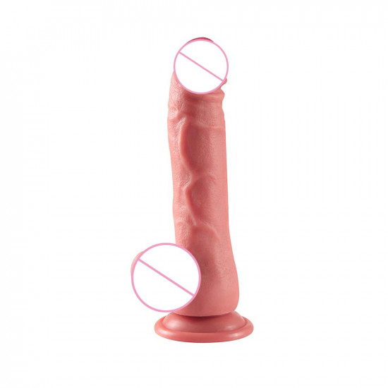 japos - realistic silicone suction dildo 6 inch