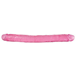 double-ended super jelly tpe realistic dildo