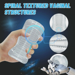 jelly silicone pocket pussy masturbation cup - penis sleeve massage male masturbator