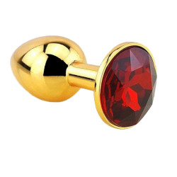 golden bedazzled jeweled plug