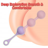 kegal ball vibrating panty egg vibrator - stretchy anal ball vaginal prostate massager