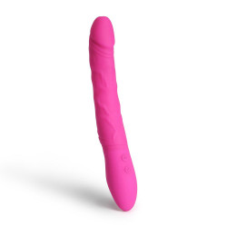 king - rotating dual motor vibrating dildo 6 inch