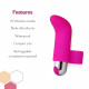 silicone finger vibrator with 9 vibration modes