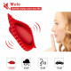 leaf design silicone vibrator for vagina g spot stimulation