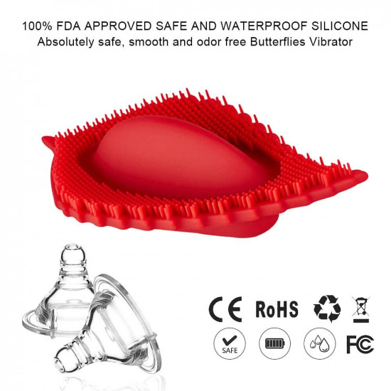 leaf design silicone vibrator for vagina g spot stimulation