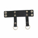 leather ball stretcher bdsm bondage sex toy for men penis chain leash
