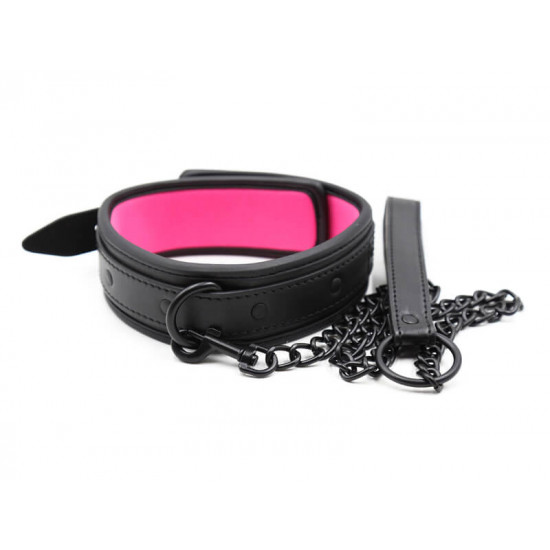 leather iron chain bdsm slave collar for adults sex