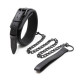 leather iron chain bdsm slave collar for adults sex