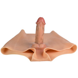 lesbian strapon girthy lifelike dildo - big glans realistic sex toys for women strap on play