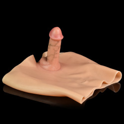 lesbian strapon girthy lifelike dildo - big glans realistic sex toys for women strap on play