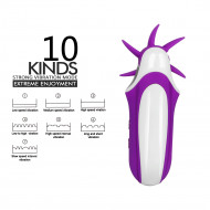 lesparty tongue licking vagina rotation vibrator