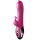 leten 4in1 automatic thrusting heating tongue licking soft impact vibrator