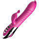 leten 4in1 automatic thrusting heating tongue licking soft impact vibrator