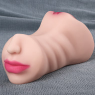 life size pussy pocket oral sex male masturbator - fantasy blowjob penis masturbation cup