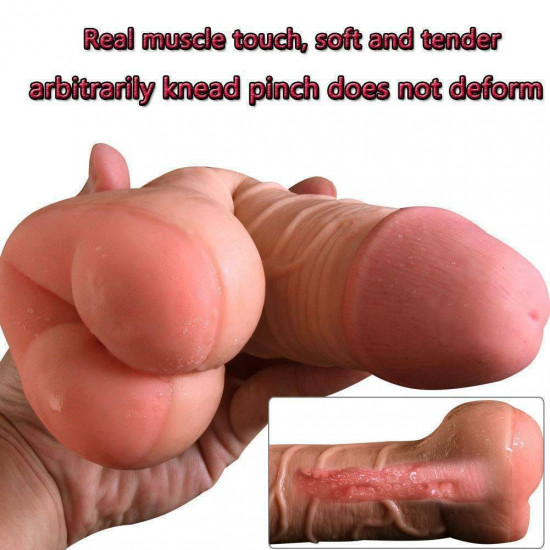 pocket pussy dildo realistic anus penis soft male masturbator